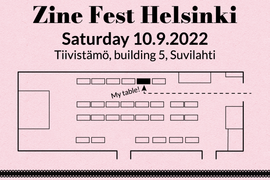 Zine Fest Helsinki 2022 mainos